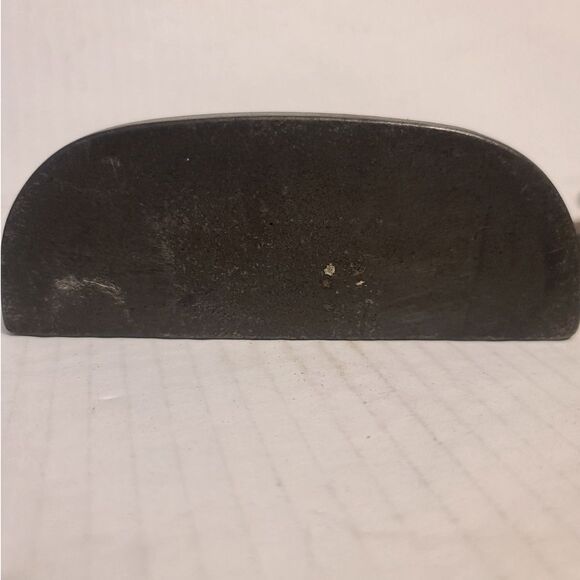 Vintage Cast Iron The Last Trail Bookends Marked 1930 Connecticut‎ Foundry  #902 - Picture 9 of 12